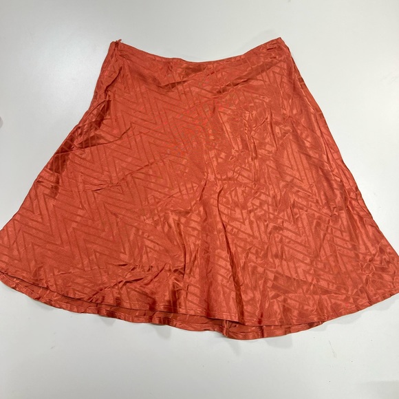 ASTR The Label Venus Mini Slip Skirt Size Small REVOLVE Rust Color NEW - Picture 2 of 11